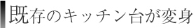 カウンター越しに見えてもＯＫ